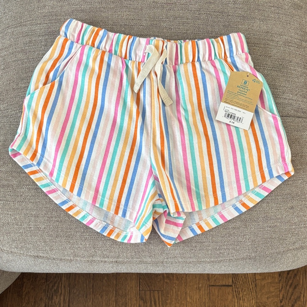 Colorful Striped girl’s Shorts